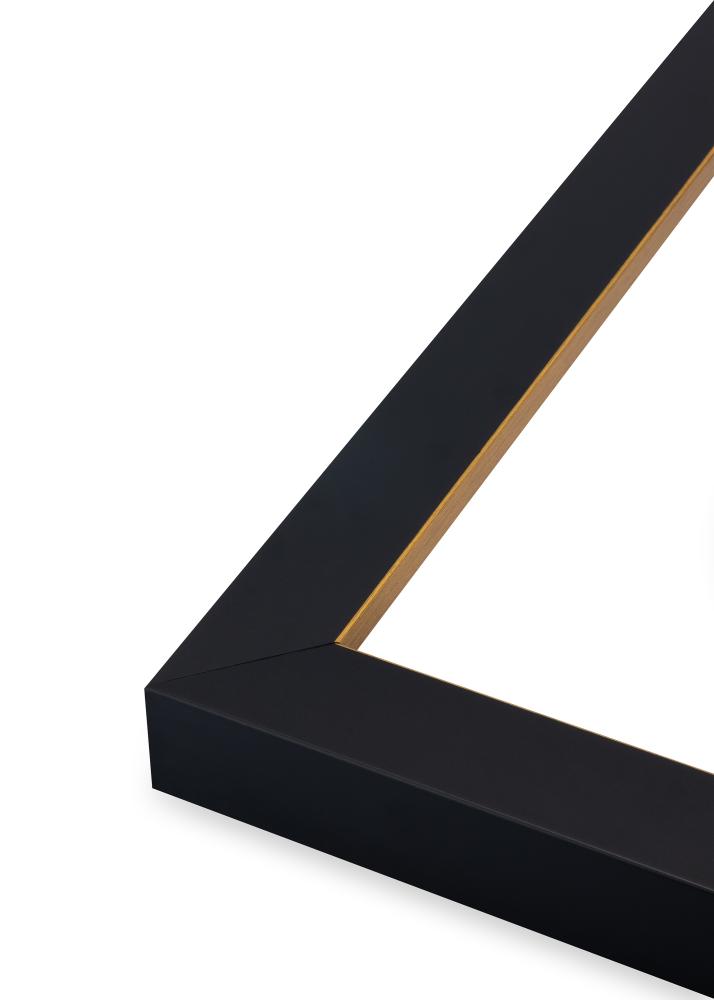 Ramme Sussex Akrylglas Sort/Guld 30x45 cm