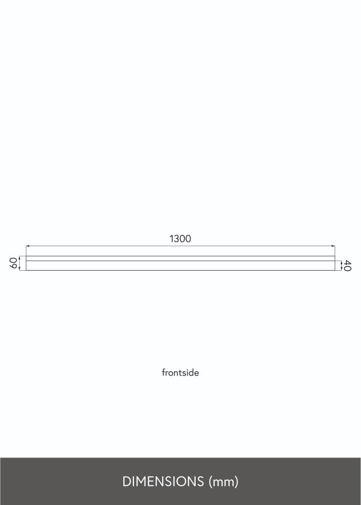 KAILA Billedhylde Eg 130 cm