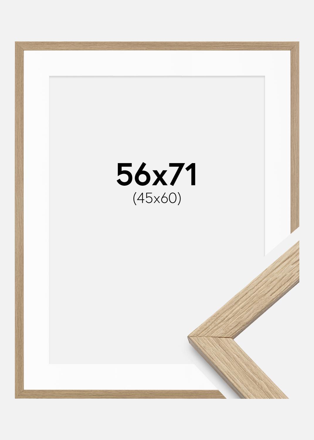Product Image for Ramme Stilren Eg 56x71 cm - Passepartout Hvid 46x61 cm