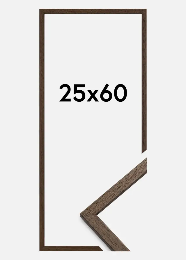 Ramme Edsbyn Valnød 25x60 cm