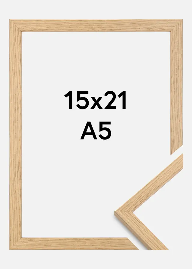 Ramme Valbo Akrylglas Eg 15x21 cm (A5)