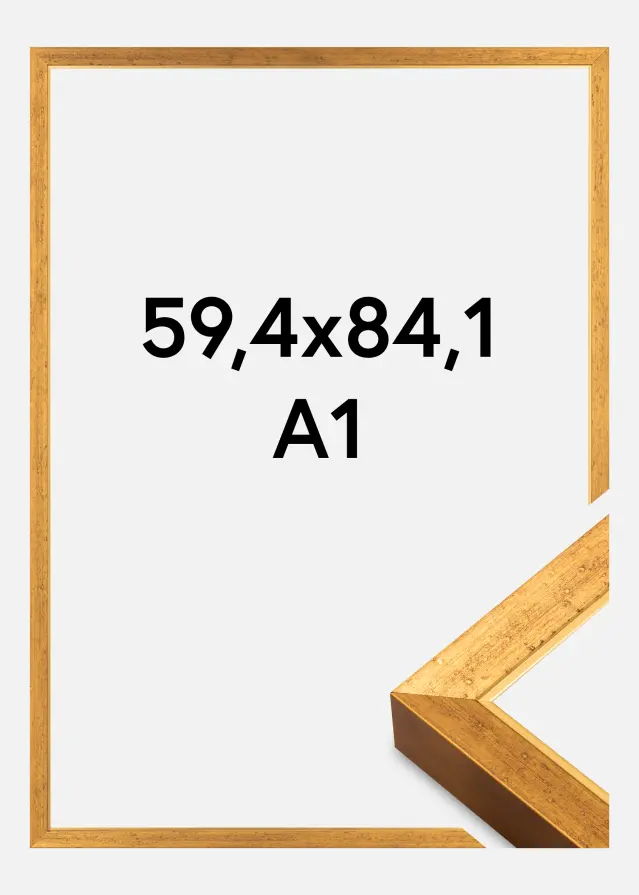 Ramme Brema Akrylglas Guld 59,4x84,1 cm (A1)