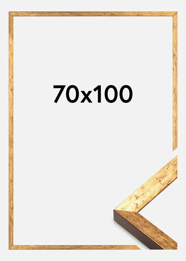 Ramme Dune Akrylglas Guld 70x100 cm