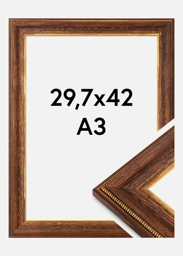 Ramme Fabriano Akrylglas Brun 29,7x42 cm (A3)