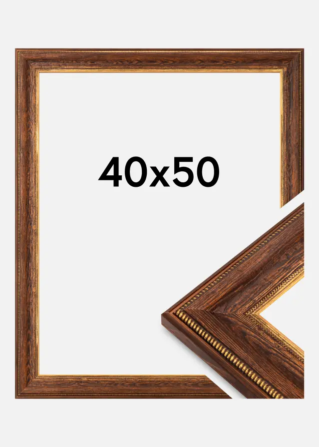 Ramme Fabriano Akrylglas Brun 40x50 cm