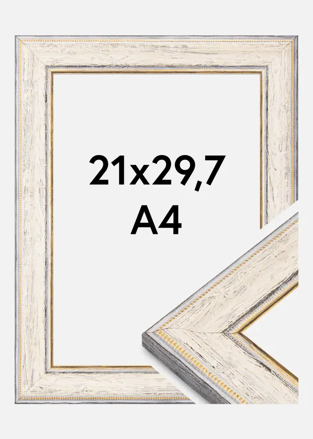 Ramme Fabriano Akrylglas Hvid 21x29,7 cm (A4)