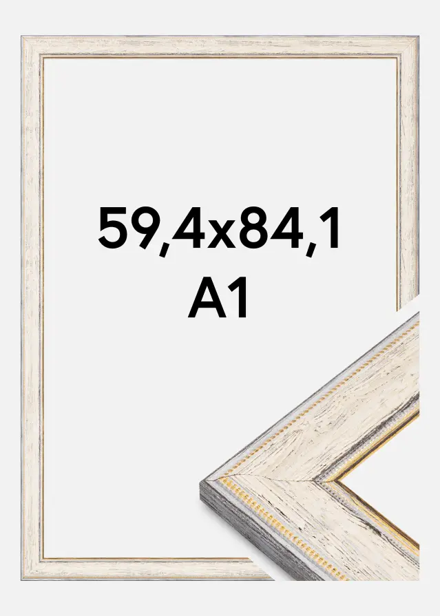 Ramme Fabriano Akrylglas Hvid 59,4x84,1 cm (A1)