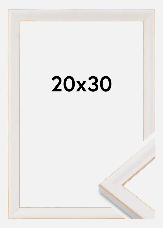 Ramme Marie Claire Akrylglas Hvid 20x30 cm