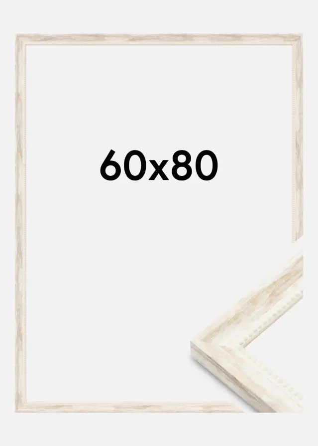 Ramme Soledad Akrylglas Hvid 60x80 cm