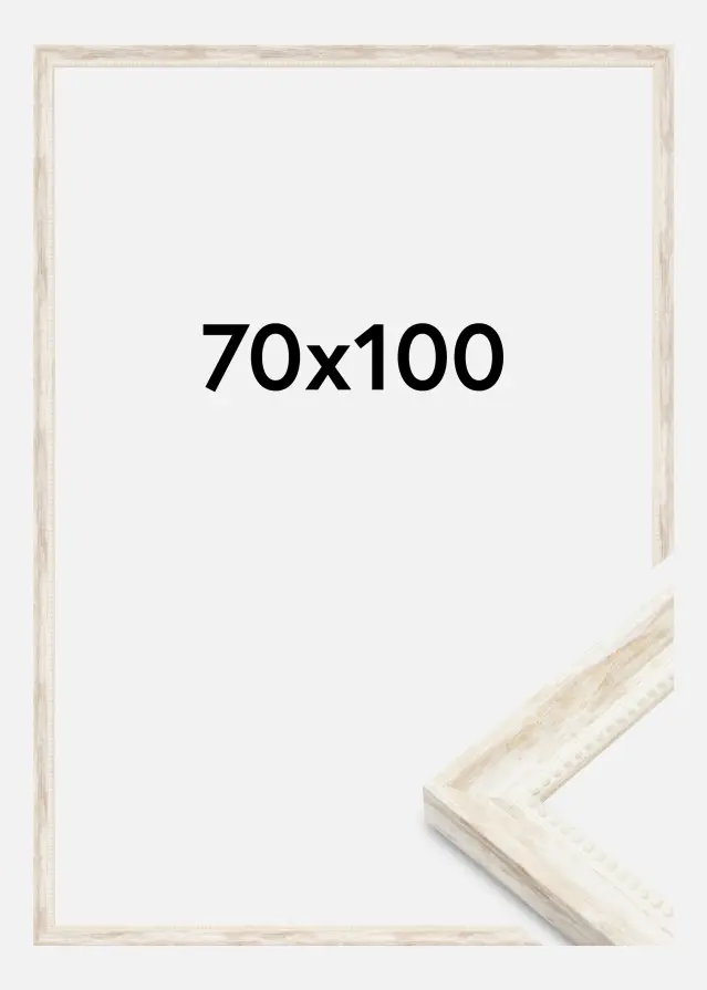 Ramme Soledad Akrylglas Hvid 70x100 cm