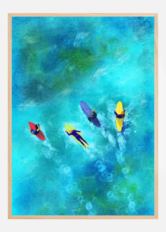 Surfer Dudes Plakat