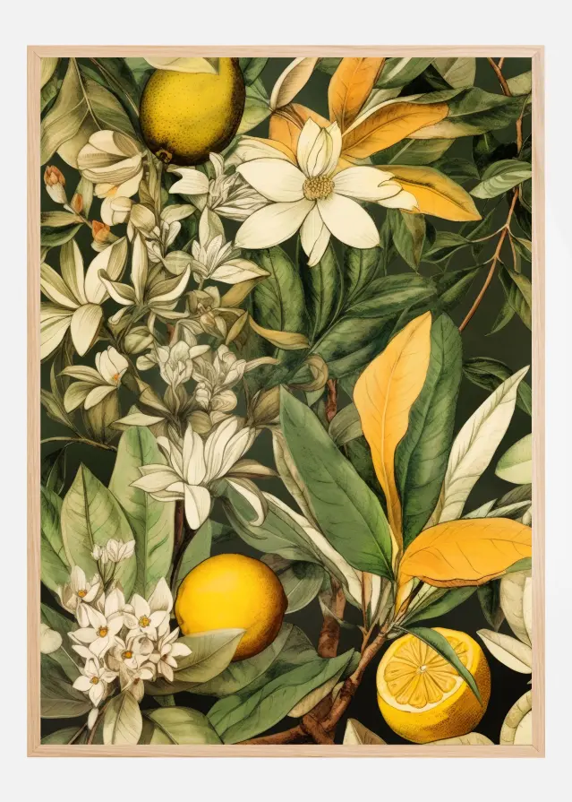 Flowers and fruits 1 Plakat