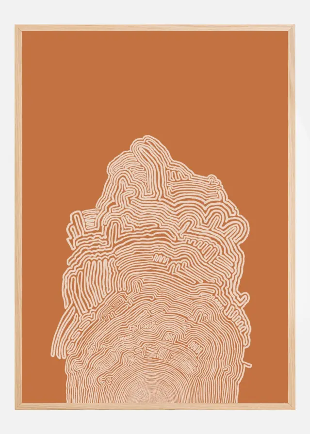 Abstract Brown Plakat