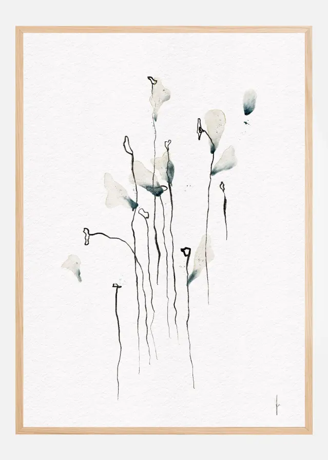 COLORED BY THE SKY digital watercolor painting Plakat