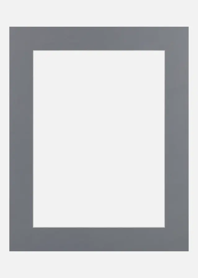 Passepartout Steel Drum (Hvid kerne) 15x20 cm (9x14)