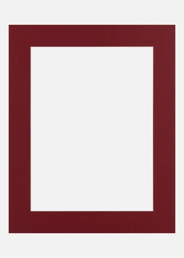 Passepartout Cabernet (Hvid kerne) 40x50 cm (28,7x41 - A3)