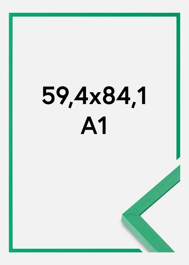 Colorful Akrylglas Grøn 59,4x84,1 cm (A1)