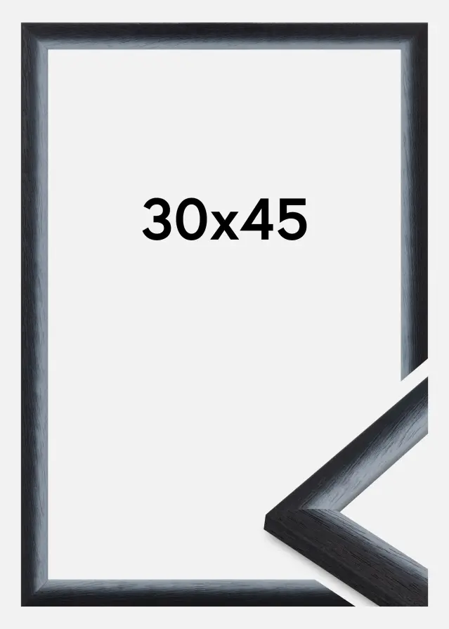 Ramme Cornwall Akrylglas Sort 30x45 cm