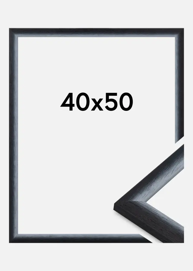 Ramme Cornwall Akrylglas Sort 40x50 cm