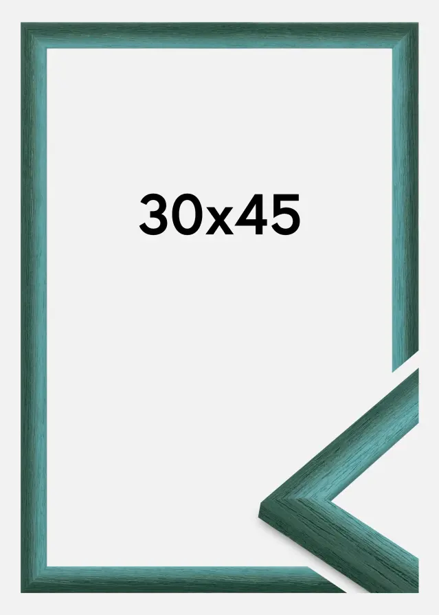 Ramme Cornwall Akrylglas Mørkegrøn 30x45 cm