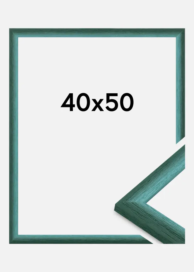Ramme Cornwall Akrylglas Mørkegrøn 40x50 cm