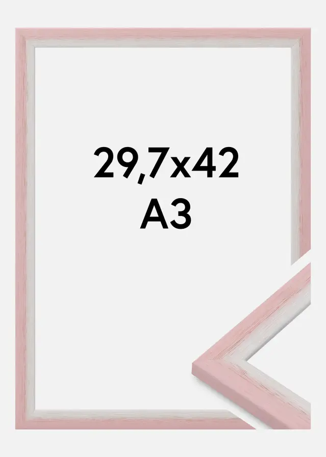 Ramme Cornwall Akrylglas Lyserød 29.7x42 cm (A3)