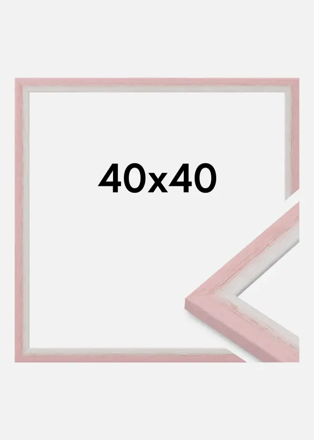 Ramme Cornwall Akrylglas Lyserød 40x40 cm