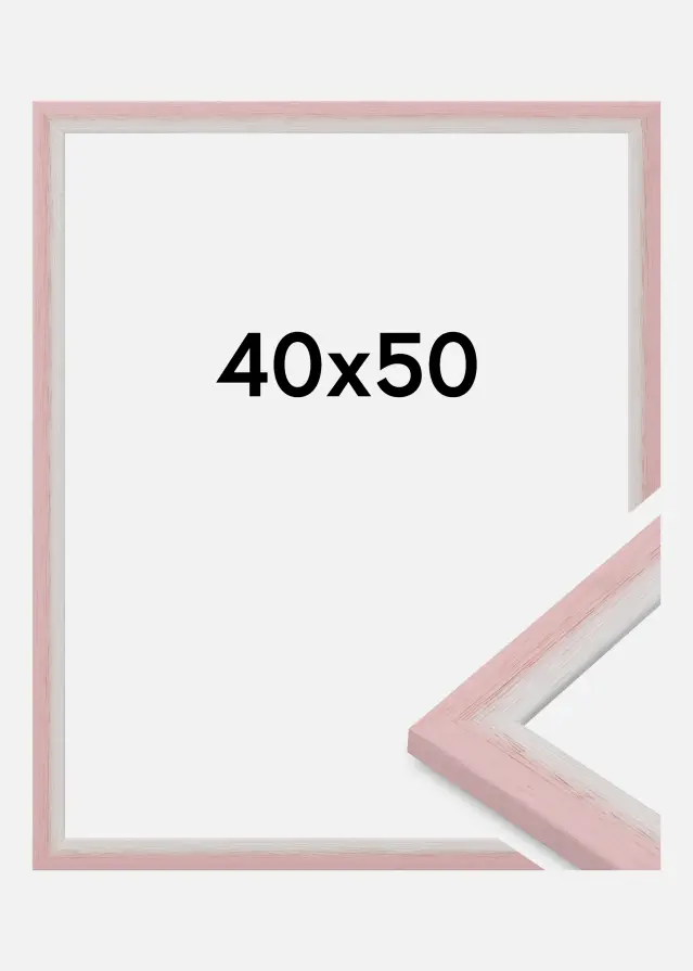 Ramme Cornwall Akrylglas Lyserød 40x50 cm
