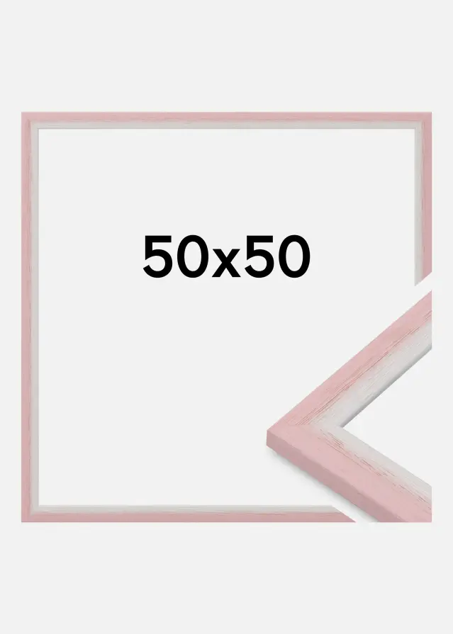 Ramme Cornwall Akrylglas Lyserød 50x50 cm