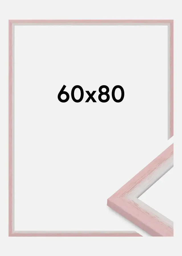 Ramme Cornwall Akrylglas Lyserød 60x80 cm