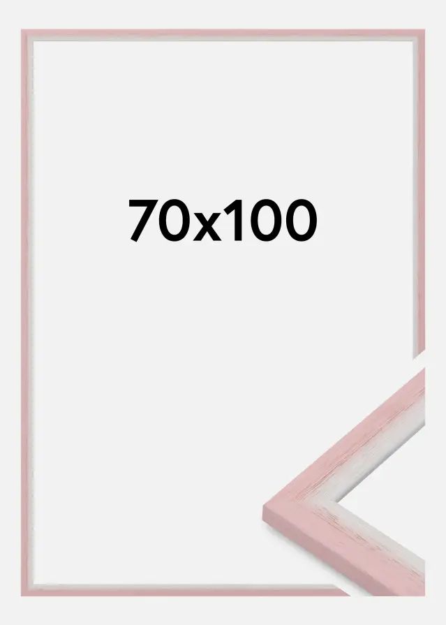 Ramme Cornwall Akrylglas Lyserød 70x100 cm