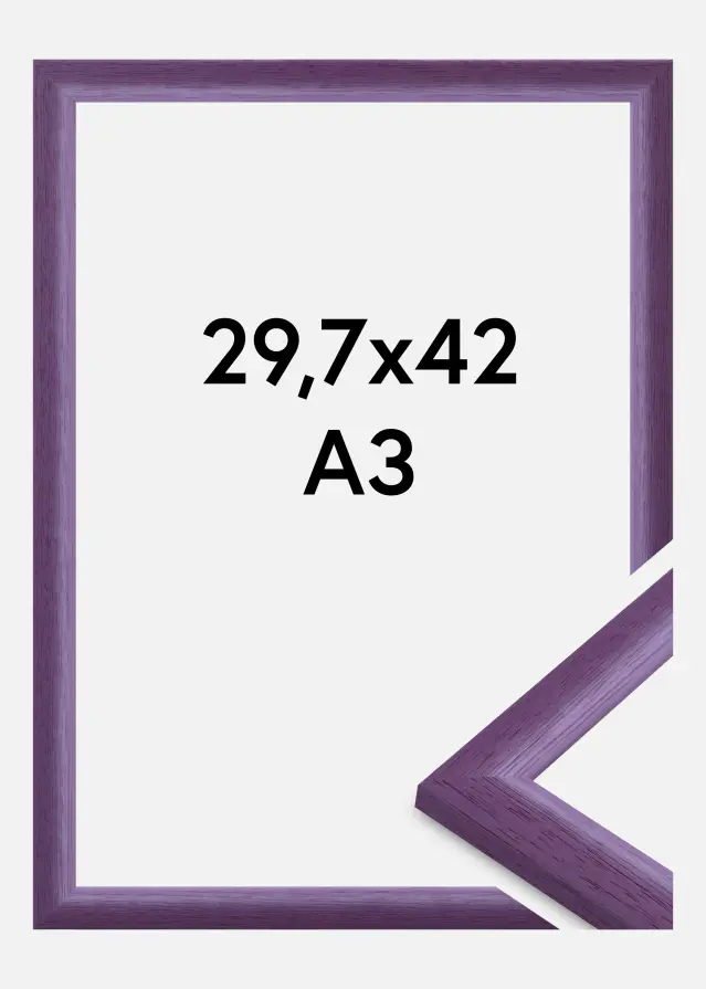 Ramme Cornwall Akrylglas Lilla 29,7x42 cm (A3)