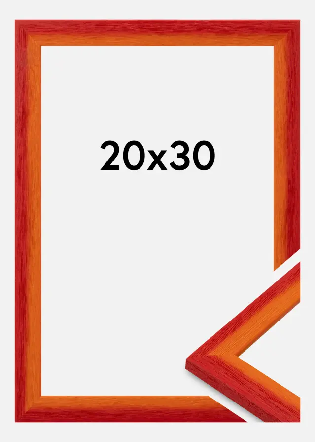 Ramme Cornwall Akrylglas Rød 20x30 cm