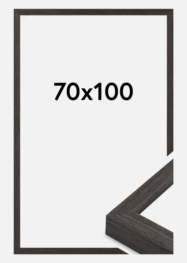 Ramme Cotswold Akrylglas Grå 70x100 cm