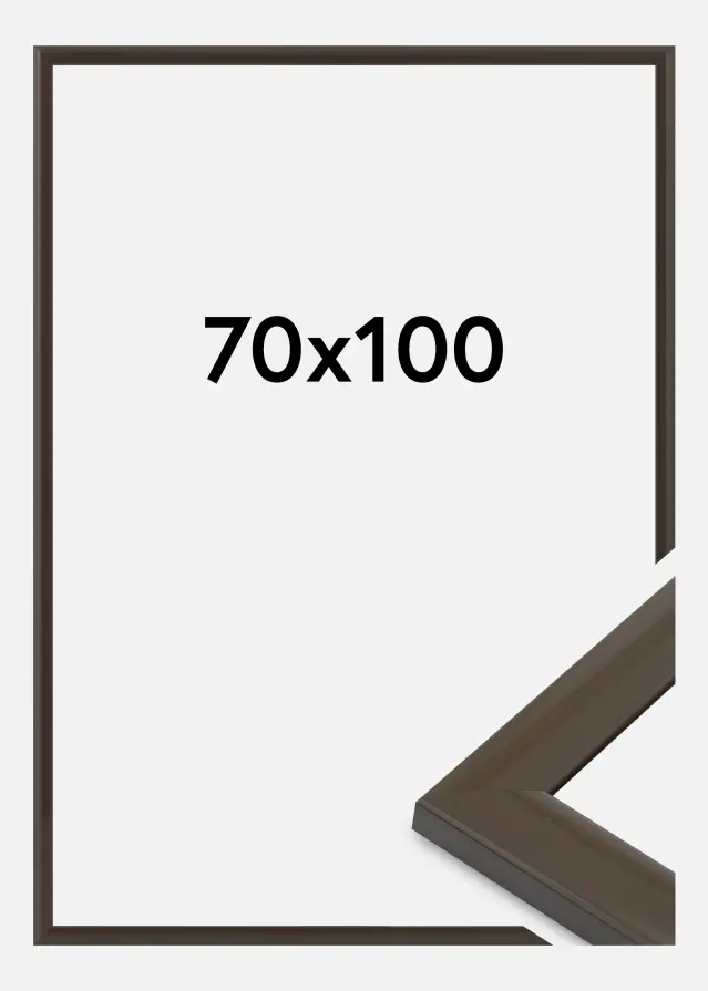 Ramme Dorset Akrylglas Mørkegrå 70x100 cm