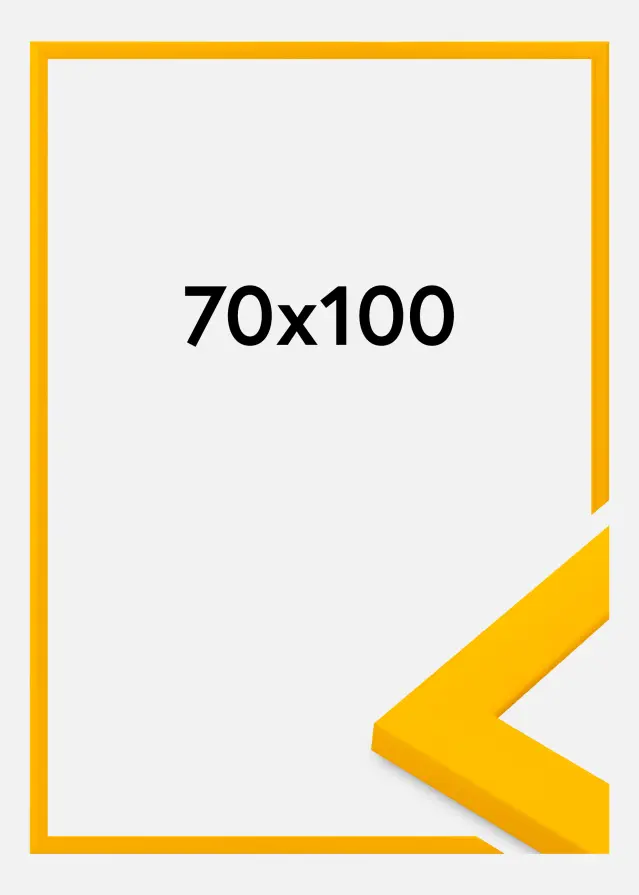 Ramme Dorset Akrylglas Guld 70x100 cm