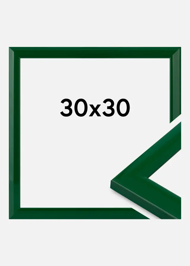 Ramme Dorset Akrylglas Grøn 30x30 cm