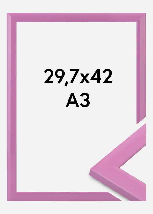 Ramme Dorset Akrylglas Lyserød 29.7x42 cm (A3)