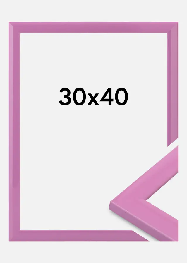 Ramme Dorset Akrylglas Lyserød 30x40 cm