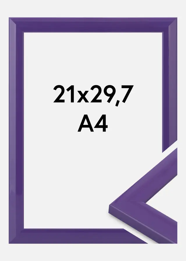 Ramme Dorset Akrylglas Lilla 21x29,7 cm (A4)