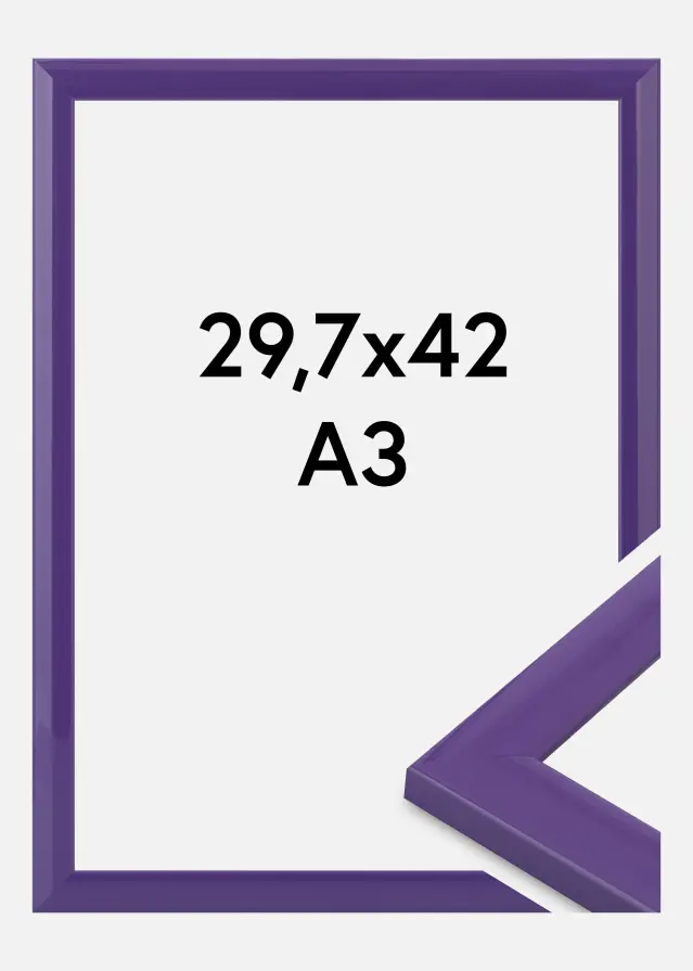 Ramme Dorset Akrylglas Lilla 29,7x42 cm (A3)