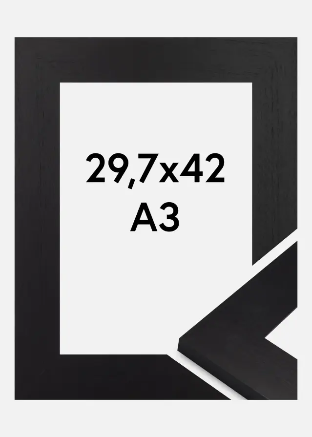 Ramme Dover Akrylglas Sort 29.7x42 cm (A3)