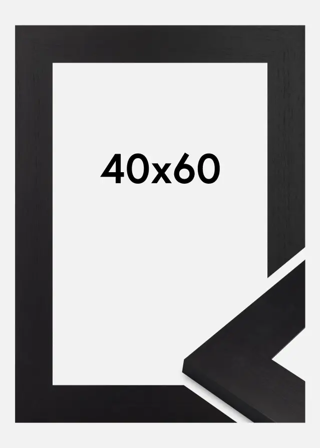 Ramme Dover Akrylglas Sort 40x60 cm