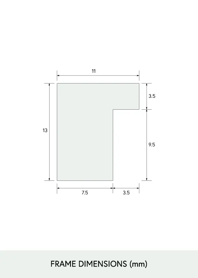 Ramme Smal Eg Akrylglas 18x24 inches (45,72x60,96 cm)