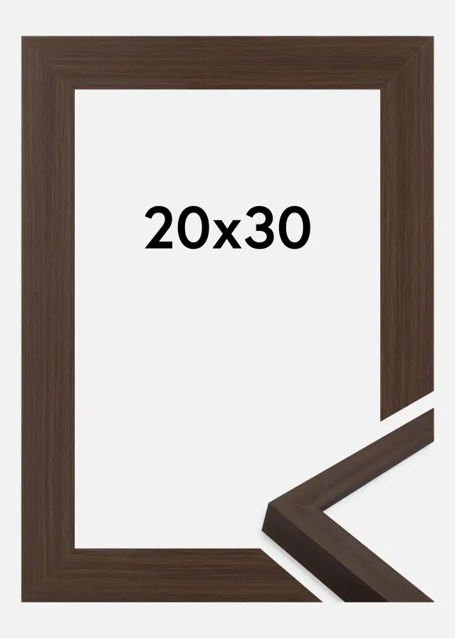 Ramme Wells Akrylglas Brun 20x30 cm