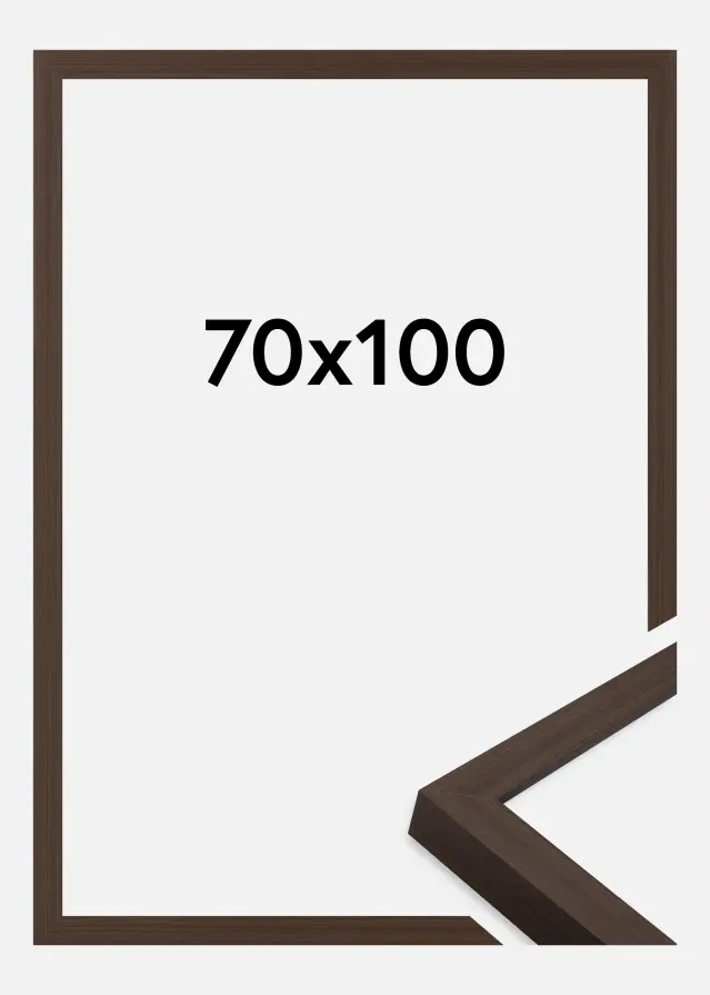 Ramme Wells Akrylglas Brun 70x100 cm