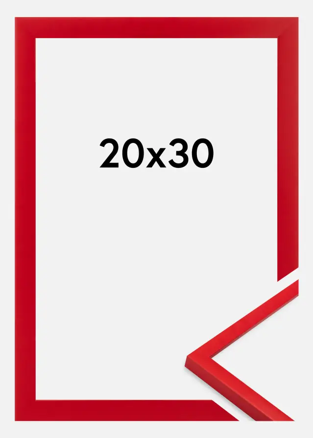 Ramme Kent Akrylglas Rød 20x30 cm
