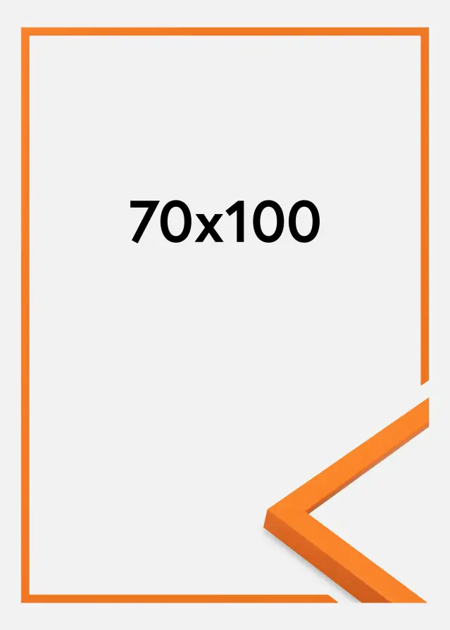 Ramme Kent Akrylglas Orange 70x100 cm