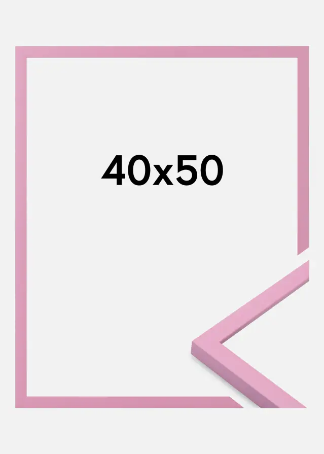 Ramme Kent Akrylglas Lyserød 40x50 cm