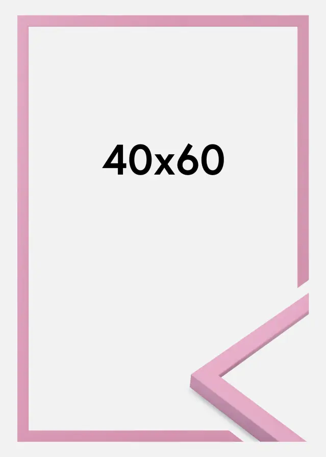 Ramme Kent Akrylglas Lyserød 40x60 cm